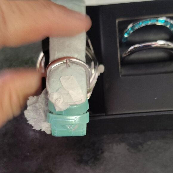 Hot in Hollywood Blue Silver Chronograph Watch Set - Picture 6 of 6